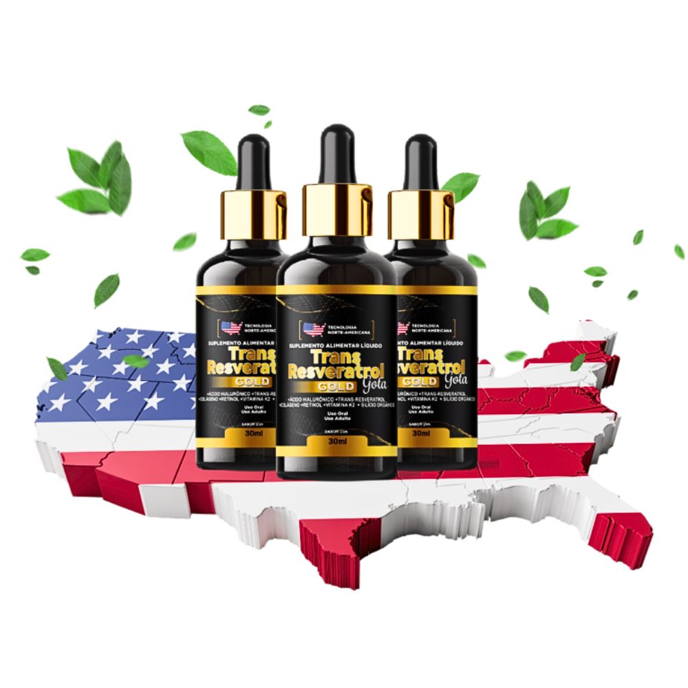 Frascos de Trans Resveratrol Americano com Vitamina K2