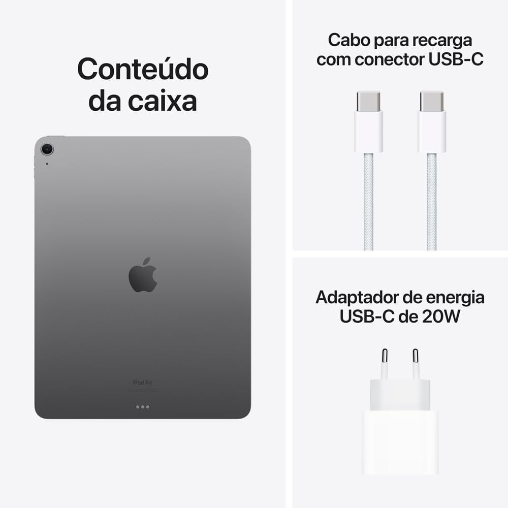Tablet Apple iPad Air 6ª Geração 2024 13" Wi-Fi com Chip M2 - Imagem 5