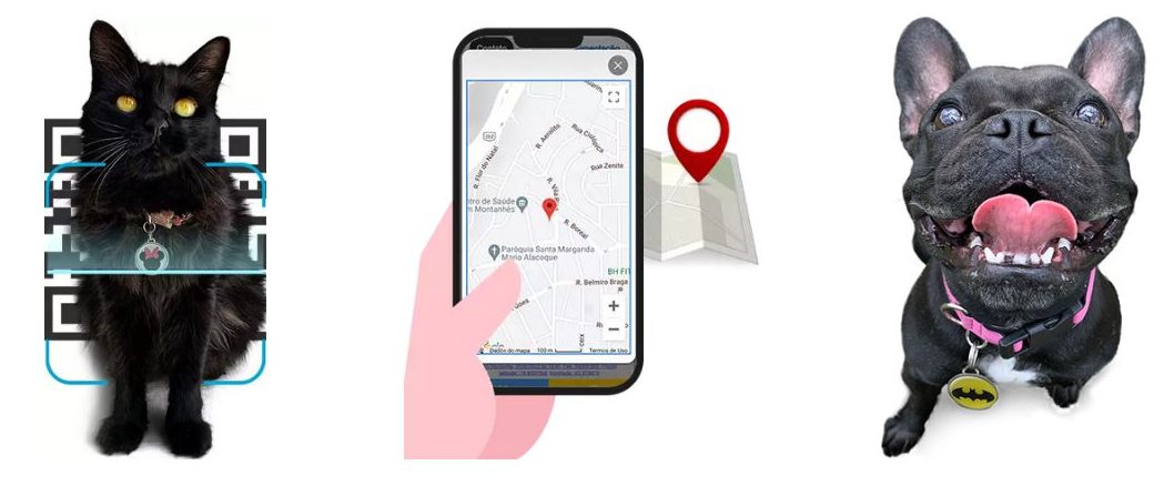 Apresentando o Pet Tag - é possível utilizar tanto em gatos como cachorros, com ele vc localiza o seu pet onde ele estiver